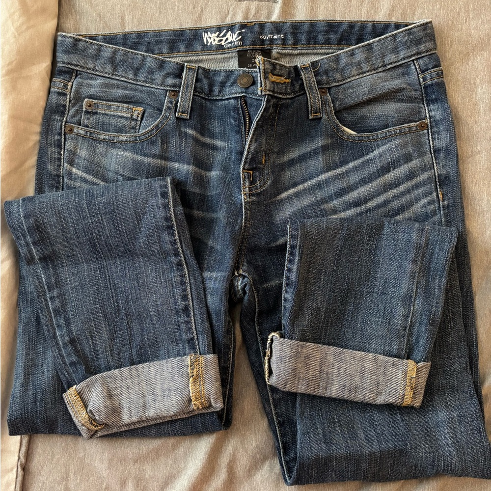 Wax Jean Dark Blue Women's Ankle Jeans